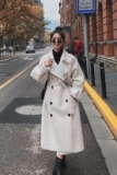 现货X899P180K2582024冬装羊羔毛麂皮绒外套女皮毛一体中长款，女装毛呢外套，浙宝088