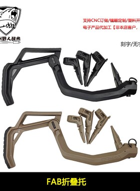 【FAB折叠托】尼龙伸缩托眼镜蛇肩后托格洛克P1折叠托玩具配件