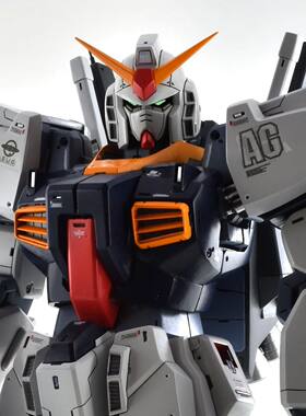 万代高达模型 RG高达 Gundam Mk-II 高达MK-2/白兔-奥古配色 拼装