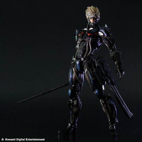 SQEX Play Arts Kai 改 合金装备 崛起 雷电 Raiden可动 成品模型