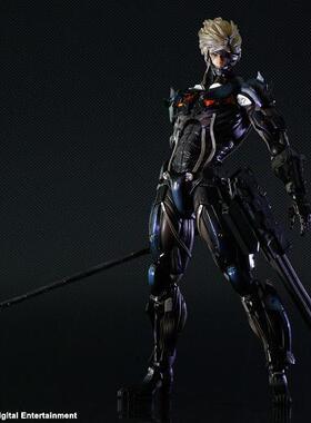 【现货】SQEX Play Arts Kai 改 合金装备 崛起 雷电 Raiden