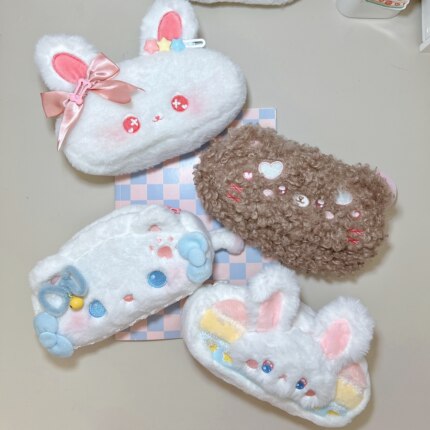 御之烟原创动物系大容量学生可爱毛绒笔袋文具精美收纳便携化妆包