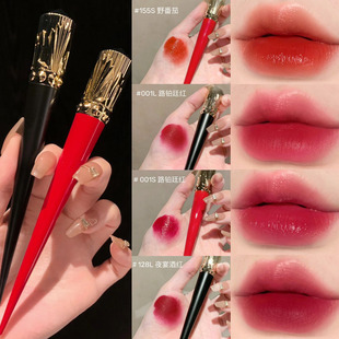 Christian Louboutin CL萝卜丁细高跟细管口红黑管157L 386L 303S