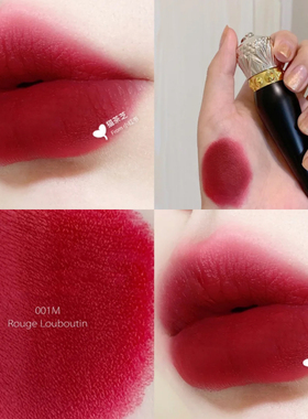 CL萝卜丁女王权杖口红黑管丝绒001M复古 哑光滋润013 318 415 385