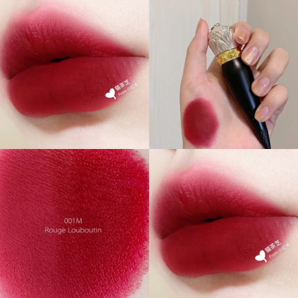 CL萝卜丁女王权杖口红黑管丝绒001M复古 哑光滋润013 318 415 385