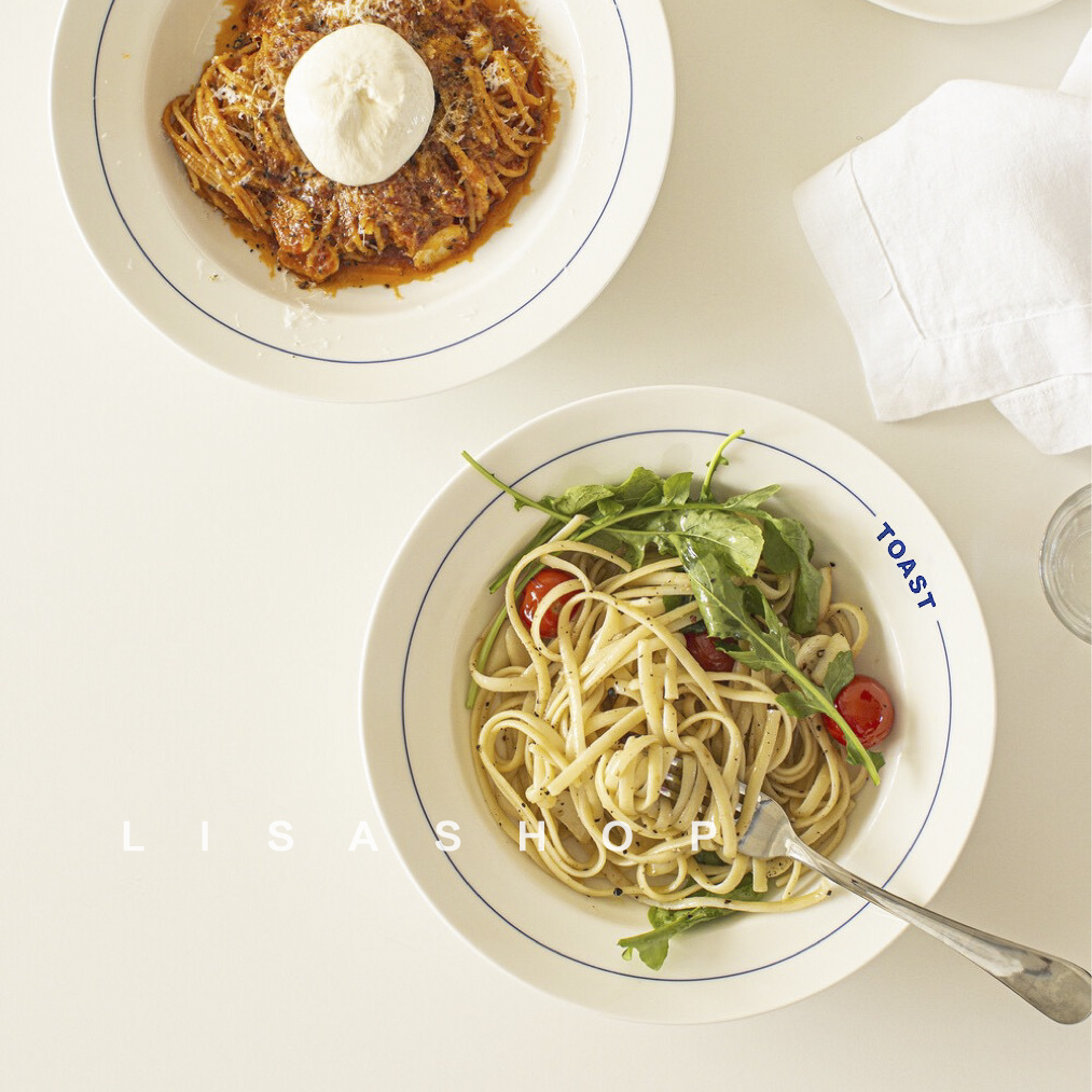 8寸陶瓷盘陶瓷ins圆形