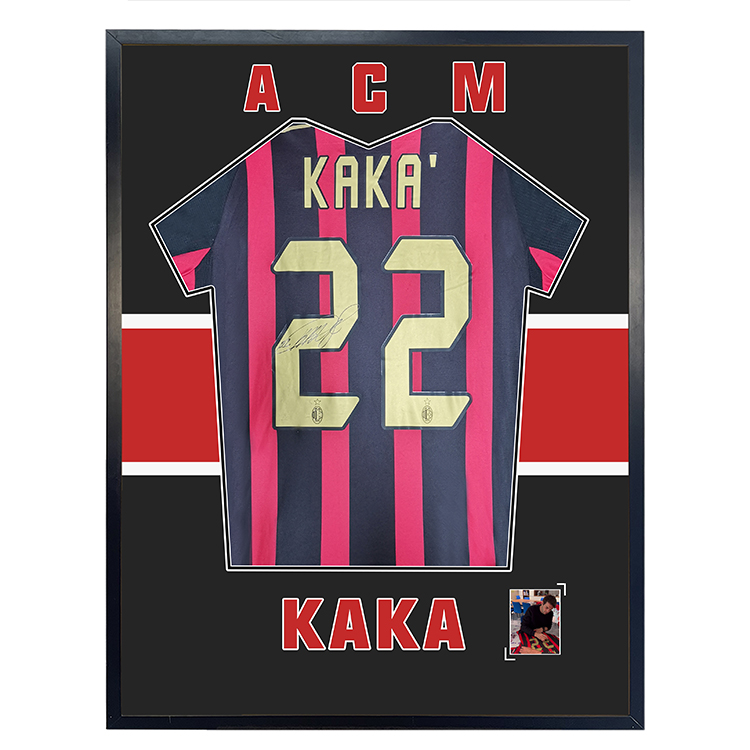 ac米兰装饰画体育明星海报壁画足球球星卡卡球衣挂画男生卧室壁画