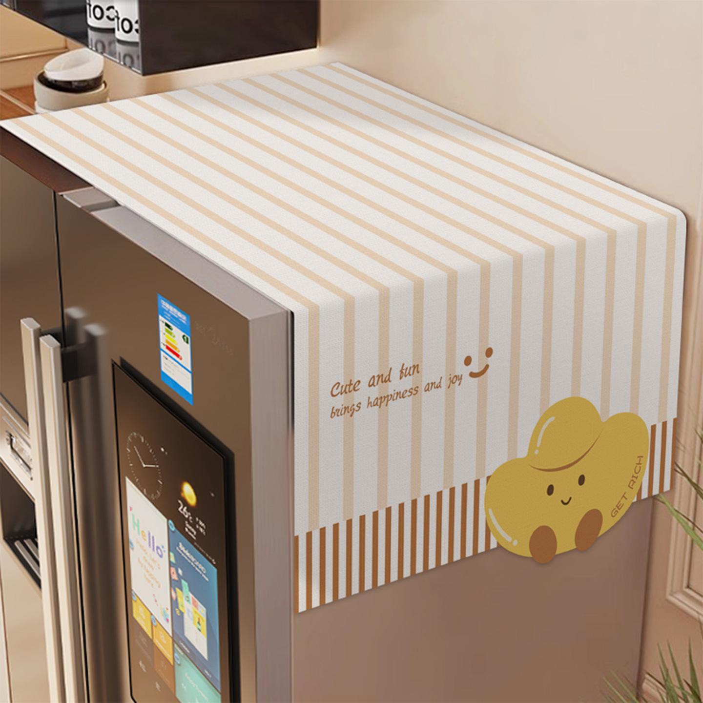 冰箱顶部盖巾防尘盖巾