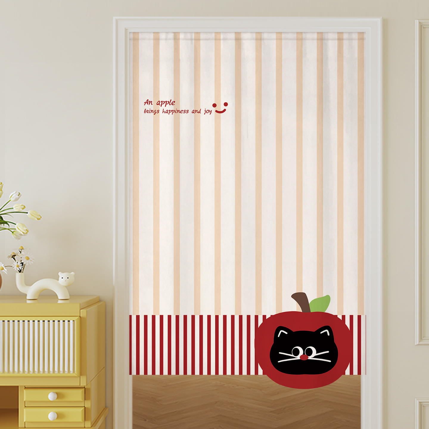 卡通门帘卧室厨房卫生间隔断帘