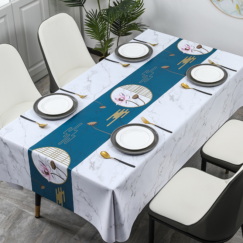 桌布防油免洗pvc用餐长方形北欧