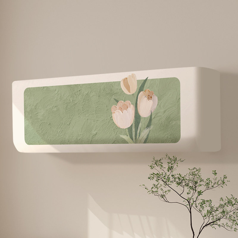 奶油风空调防尘罩套挂式加厚弹力品牌通用挂机内机全包保护罩盖布