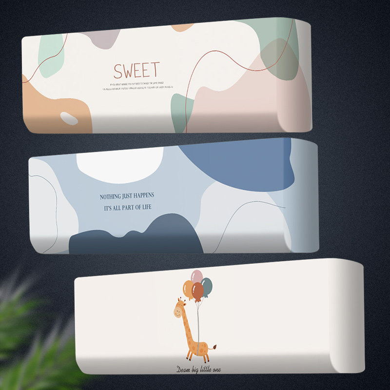 空调罩套挂式品牌通用布艺弹力装饰美家室内机防尘罩北欧全包挂机