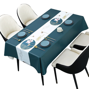 北欧大理石桌布防水防油防烫免洗餐桌布台布 pvc茶几盖布皮纹桌布