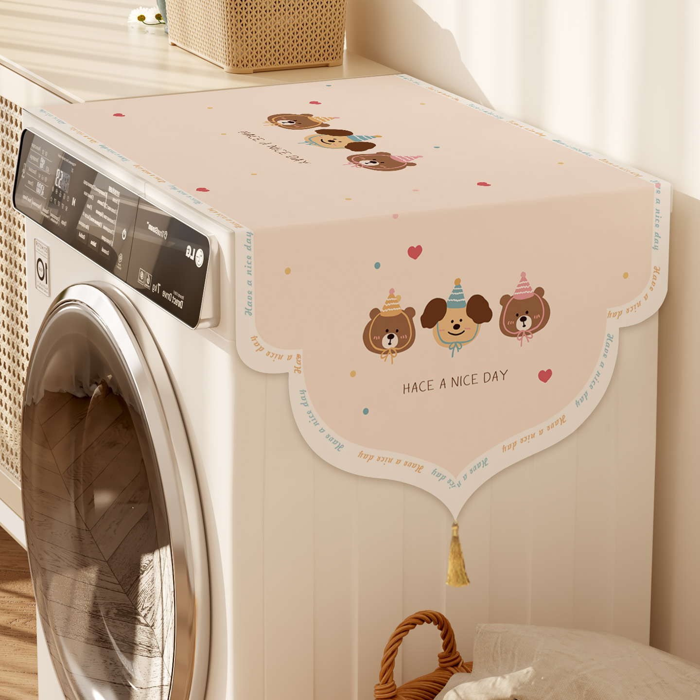 洗衣机罩盖布冰箱盖巾