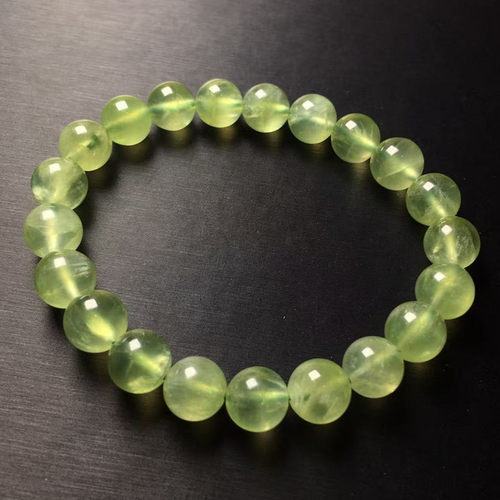 葡萄石天然水晶Prehnite手串