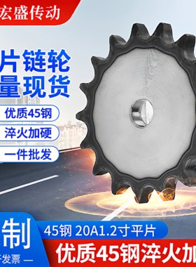 宏盛45#钢20A1.2寸淬火链轮片