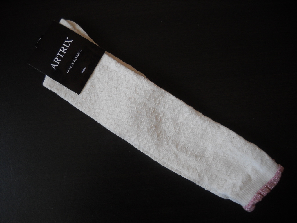 春秋纯棉女童过膝校服长袜