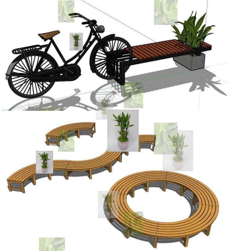 禅意中式桌椅坐凳园林景观乘凉石凳异形木椅自行车架椅SU草图模型,商务/设计服务,其它设计服务,淘宝优惠券,粉丝福利购,淘宝优惠卷