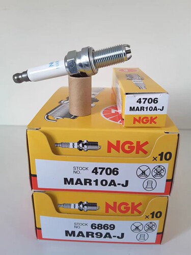 适用于杜卡迪1200大魔鬼1200 街霸NGK双爪MAR10A-J火花塞4706