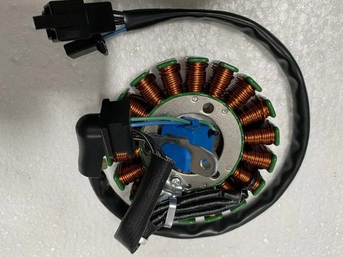 适用轻骑铃木睿彩QS125T-4B/4C瑞梦5A转子线圈磁电机磁钢转子原厂