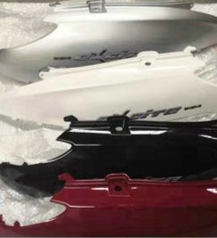 适用轻骑铃木睿彩QS125T-4C/5车架左罩右罩车体左右罩外壳原厂