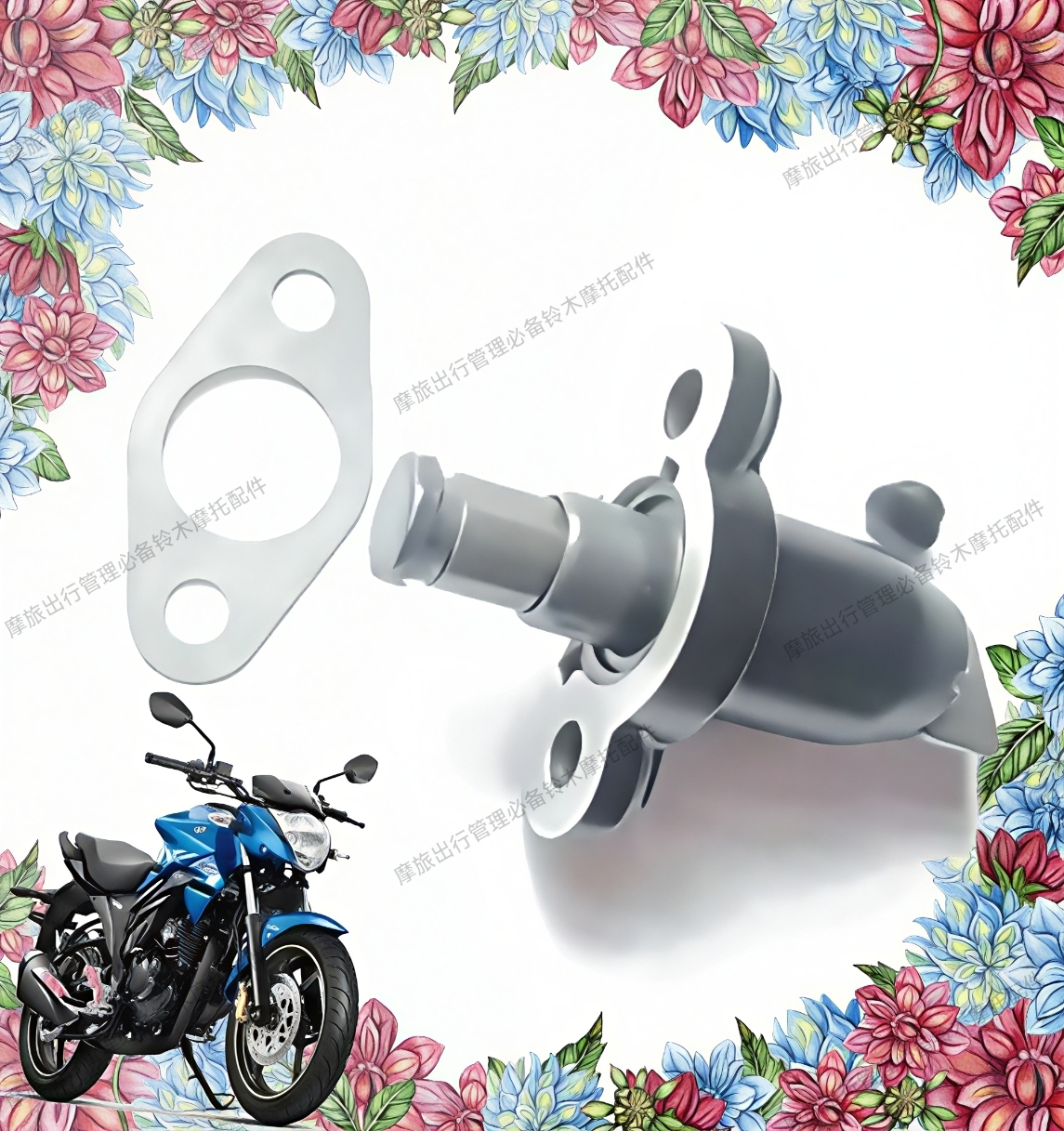 适用轻骑铃木极客飒GSX155F/N酷道GL155涨紧器正时链条调链器原厂