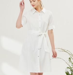 连衣裙女夏中长裙子86 纯棉衬衫 式 包邮 特价 SN家不退换夏季