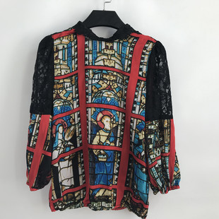 (20元3件)女装春秋中袖类似边上衣 26-4-164