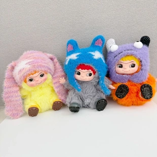 盲盒WAKUKU娃衣20CM哇库库着替帽子衣服配饰虞书欣同款时尚头套萌