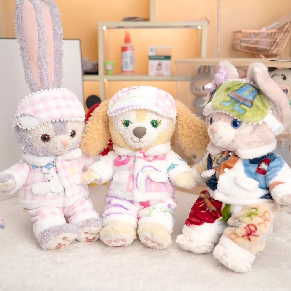 S号M号玲娜贝儿公仔娃衣秋冬眼罩法兰绒睡衣毛绒睡衣套装露露饼饼