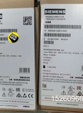 议价6SE6440-212-5AA1440 安装有议价