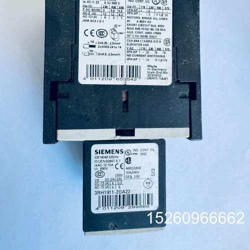 议价西门子3rh1911-2GA22 继电器 实物拍摄 用得上下议价