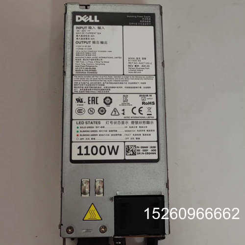 议价戴尔R730XD R720 服务器48V直流电源1100W议价