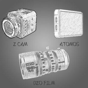 ZCAM ATOMOS 专业拍摄套餐 配置和价格以咨询为准 DZOFilm
