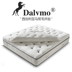 Dalvmo大陆马 宝格丽酒店同款护脊独立袋弹簧 高端手工马尾毛床垫