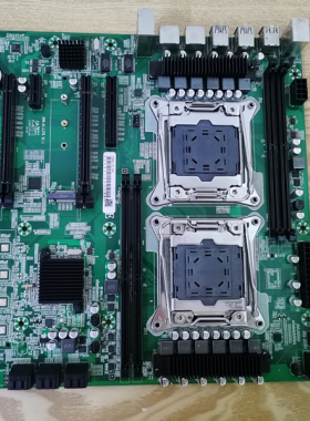 特价X99D-SCD4主板2011针X99双路志强主板X99游戏多开X99多路主板