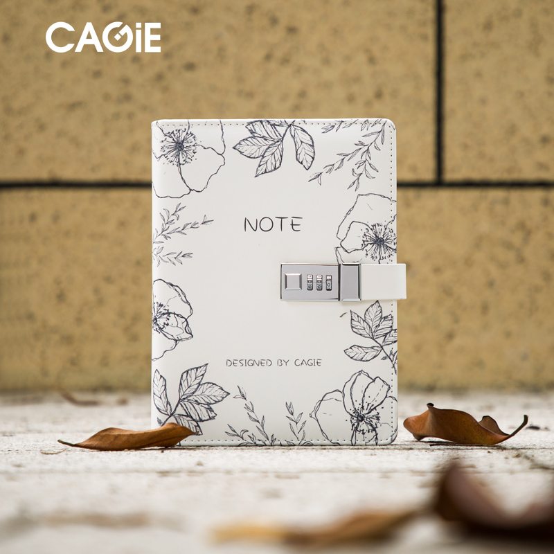 CAGIE/¿¨½ÜA5»îÒ³ÃÜÂë±¾´øËøÈռDZ¾´´Òâ±Ê¼Ç±¾×Óº«¹úСÇåдóѧÉú¼òÔ¼¼Æ»®±¾¿ÉÌæ»»ÄÚо»îÒ³±¾×Ó¶¨ÖÆlogo