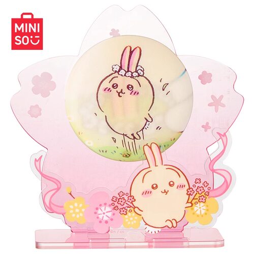 名创优品Chiikawa樱花季吧唧立牌
