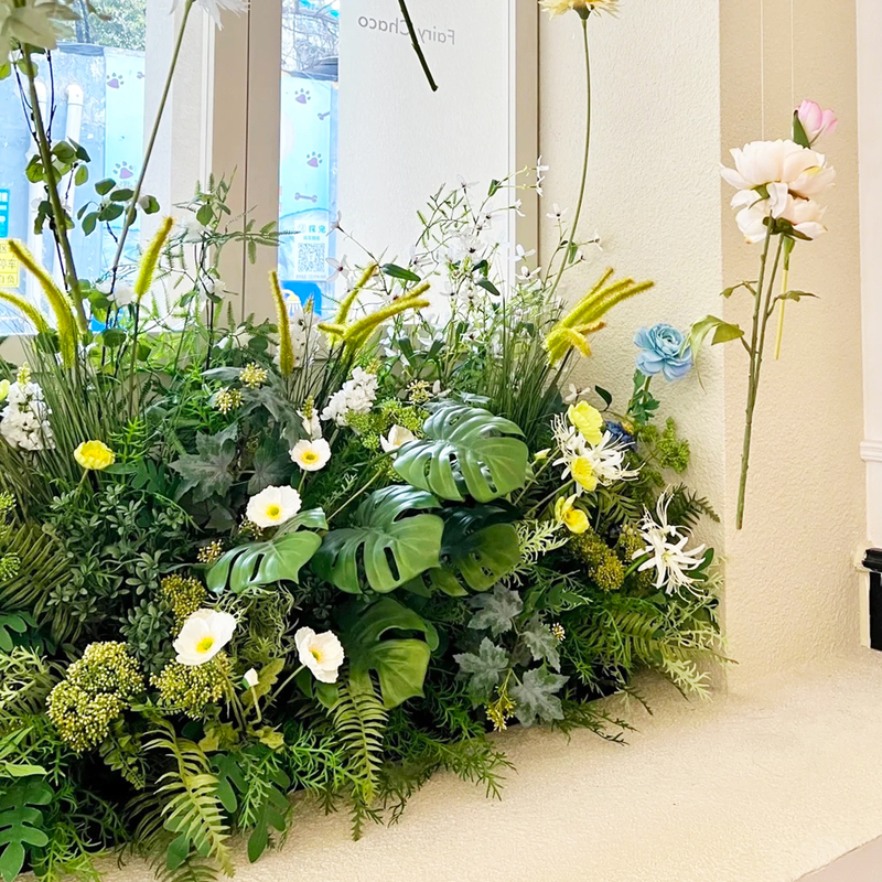 仿真植物造景摆件窗台角落装饰绿植插花花艺网红拍照背景芦苇花草