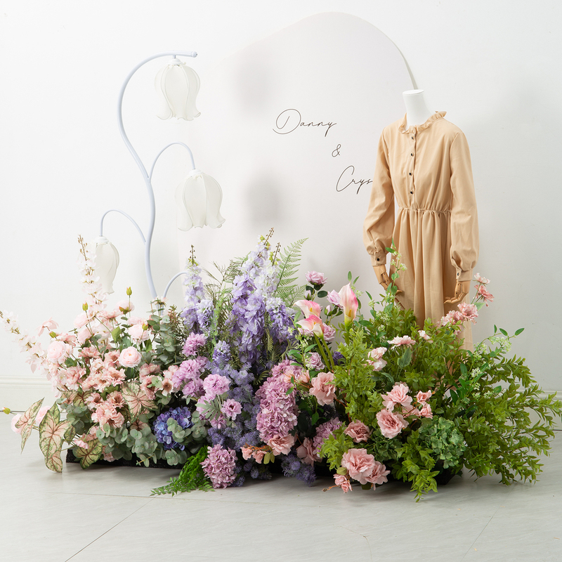 仿真花高级感森系服装店橱窗落地花束仿生花丛摆件婚礼活动假花