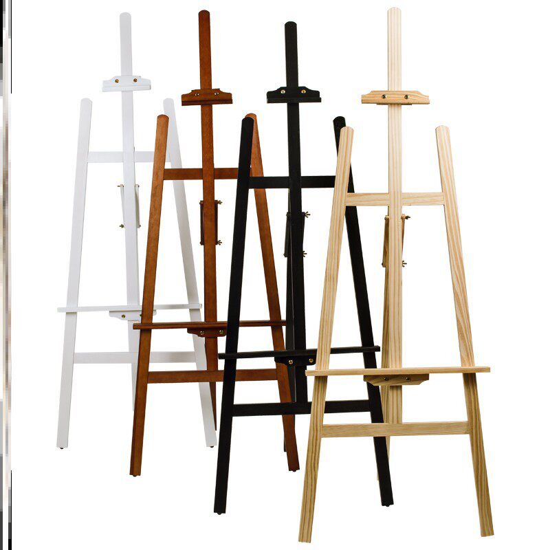 木质展架kt板海报架广告牌水牌展示架立式pop宣传展板架迎宾画架