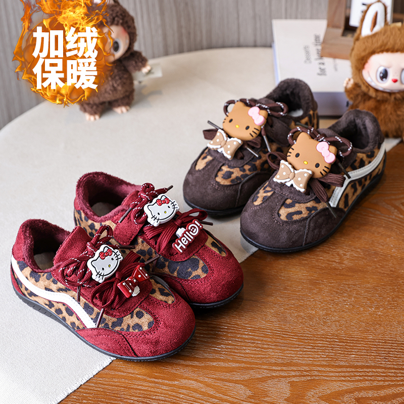 女童运动鞋2025新款百搭中大童透气单网老爹鞋轮胎底防滑男女鞋子