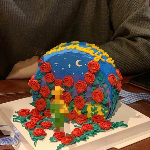 蛋糕装饰摆件王子狐狸