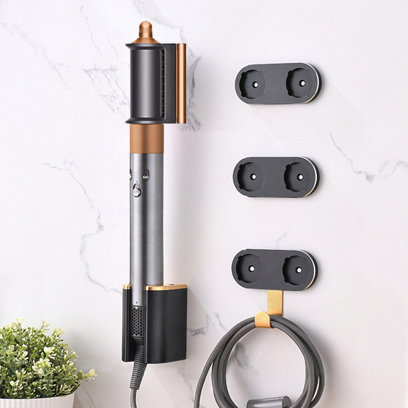 适配戴森卷发棒收纳架AirwrapHS08美发器支架免打孔Dyson置物挂架