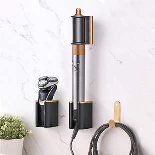 多功能支架免打孔适用飞利浦电动剃须刀戴森卷发棒直板夹收纳架子