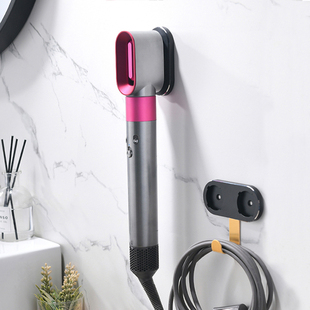 适用戴森卷发棒收纳架美发造型器支架免打孔Dyson置物架HS08挂架