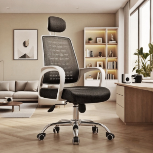 泉琪电脑椅家用书桌人体工学椅学生学习椅职员椅办公转椅子