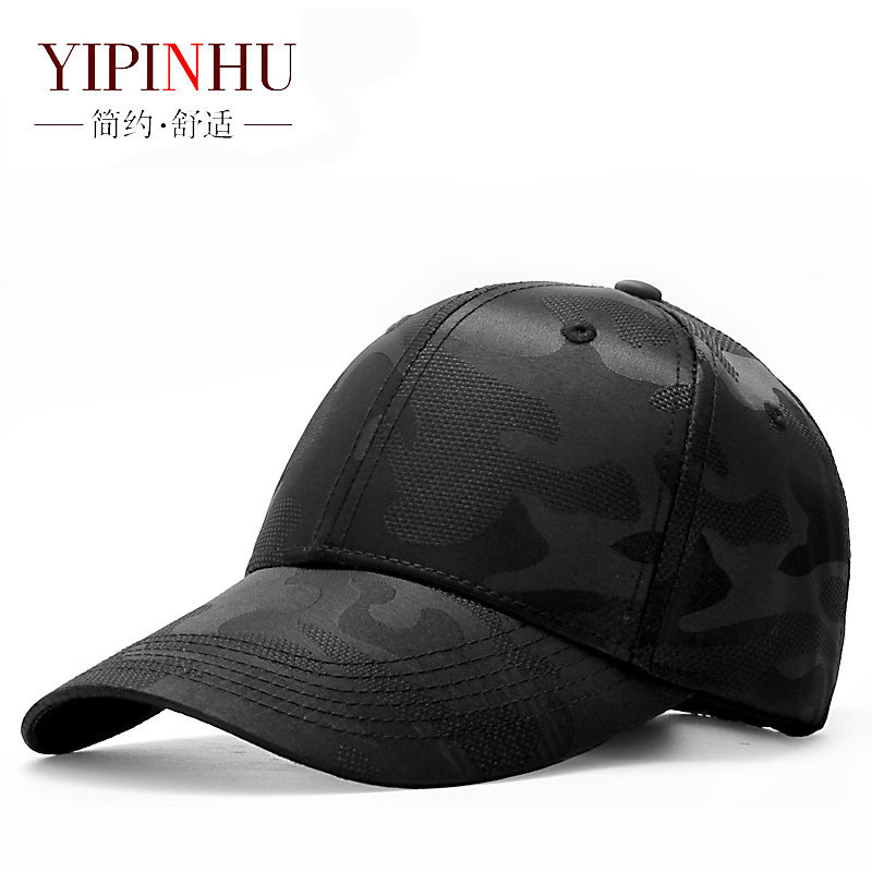 YIPINHU帽子男潮四季时尚INS潮牌鸭舌帽子韩版迷彩特战队棒球帽男