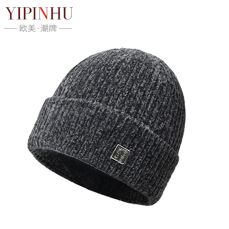 YIPINHU欧美男子秋冬季加帽子