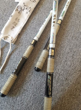 湛泸精工碳素抄网杆竞技飞抄鲫鲤